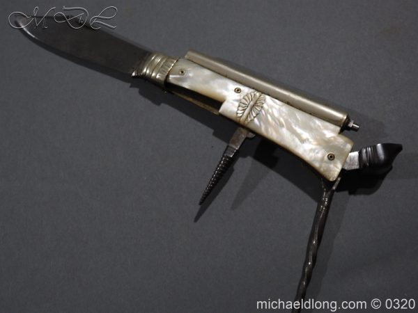 English Victorian Percussion Combination Pistol - Image 12
