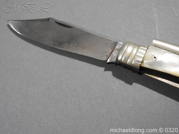 English Victorian Percussion Combination Pistol - Image 14