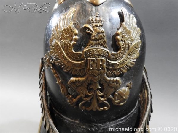 michaeldlong.com 7173 600x450 Prussian 1856 Model Enlisted Infantry Spiked Helmet