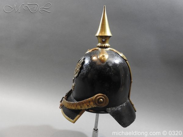 michaeldlong.com 7181 600x450 Prussian 1856 Model Enlisted Infantry Spiked Helmet
