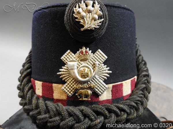 Scottish Highland Light Infantry Victorian Shako - Image 9