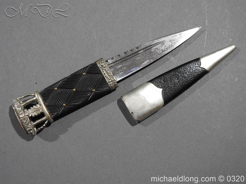 Gordon Highlanders Officer's Cased Dirk Set - Image 2