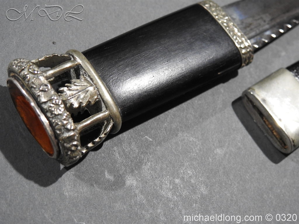 Gordon Highlanders Officer's Cased Dirk Set - Image 5