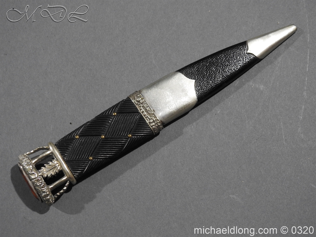 Gordon Highlanders Officer's Cased Dirk Set - Image 7