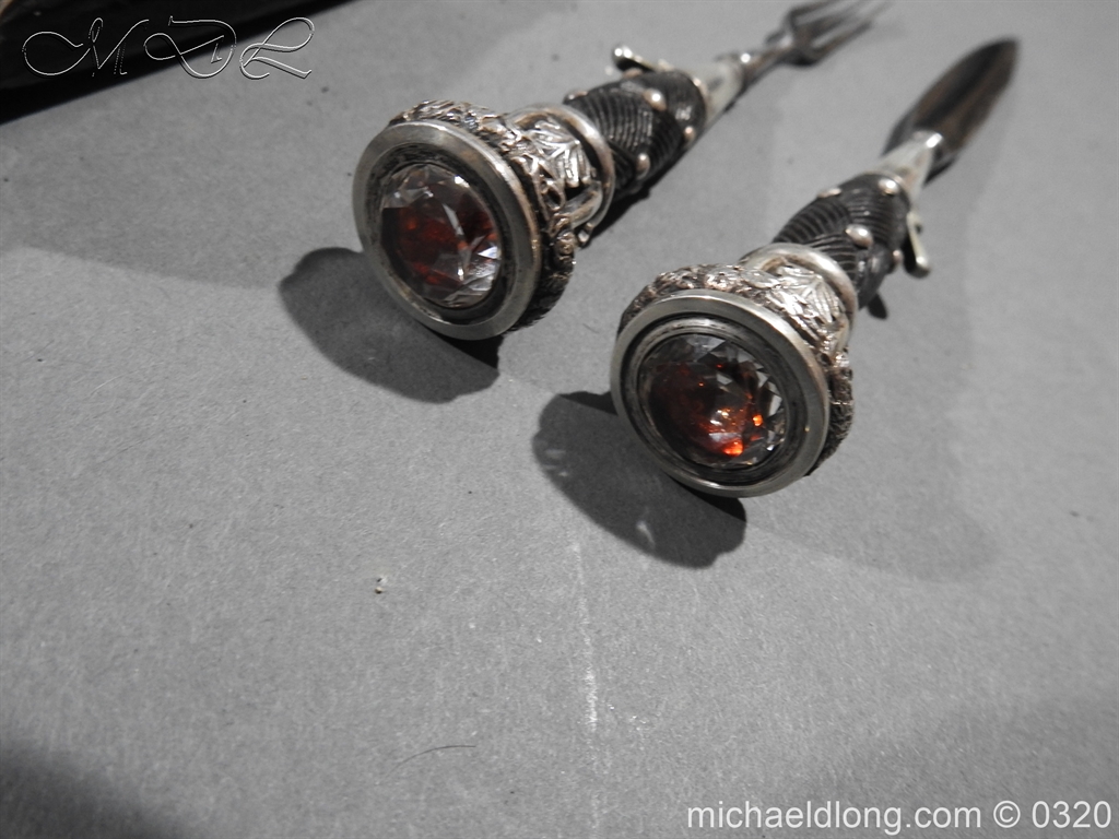 Gordon Highlanders Officer's Cased Dirk Set - Image 11