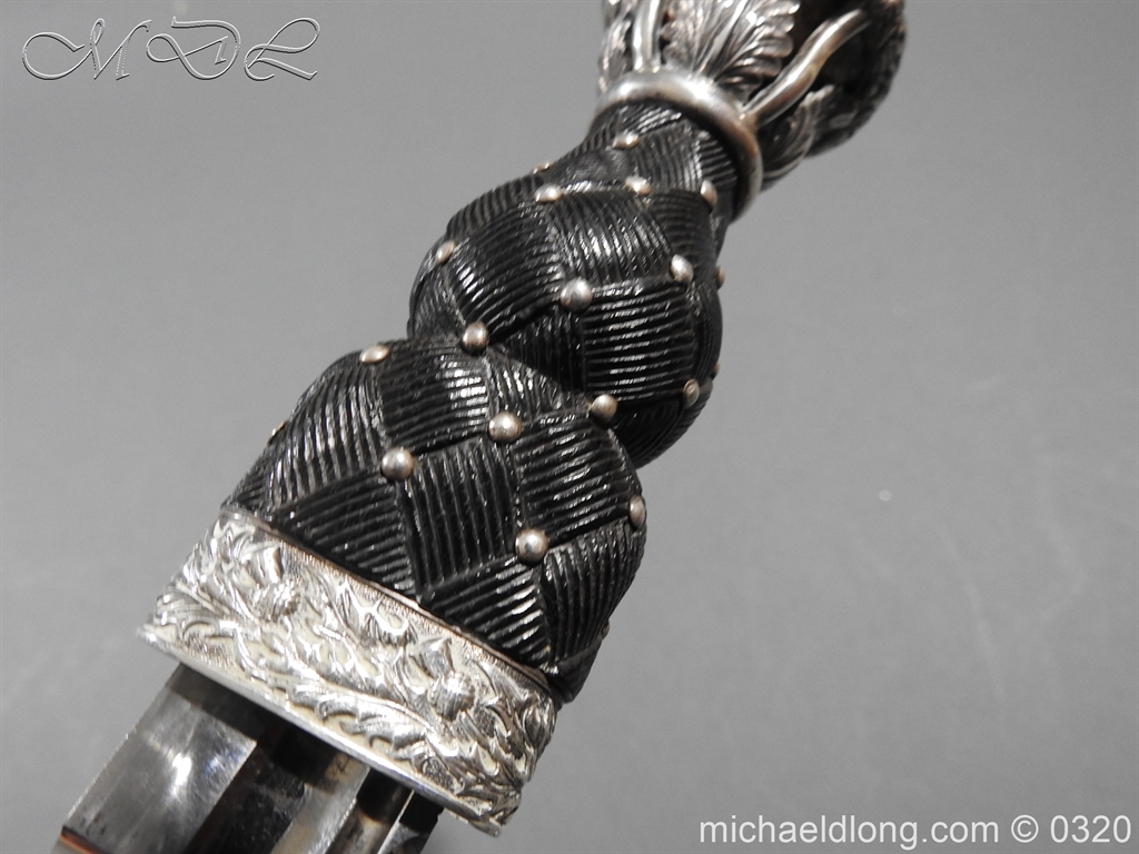Gordon Highlanders Officer's Cased Dirk Set - Image 19