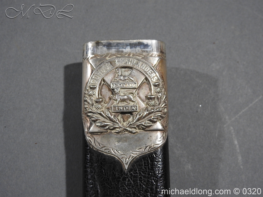 Gordon Highlanders Officer's Cased Dirk Set - Image 21