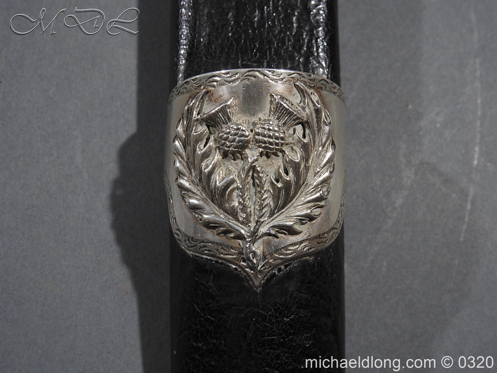 Gordon Highlanders Officer's Cased Dirk Set - Image 22