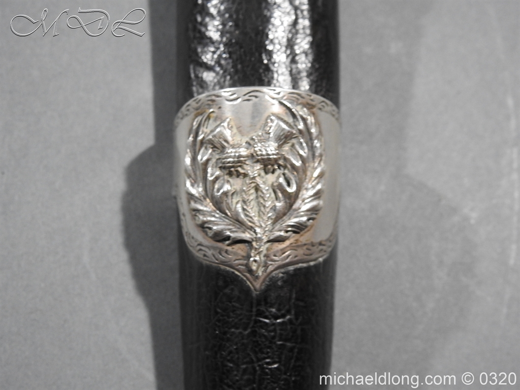 Gordon Highlanders Officer's Cased Dirk Set - Image 23