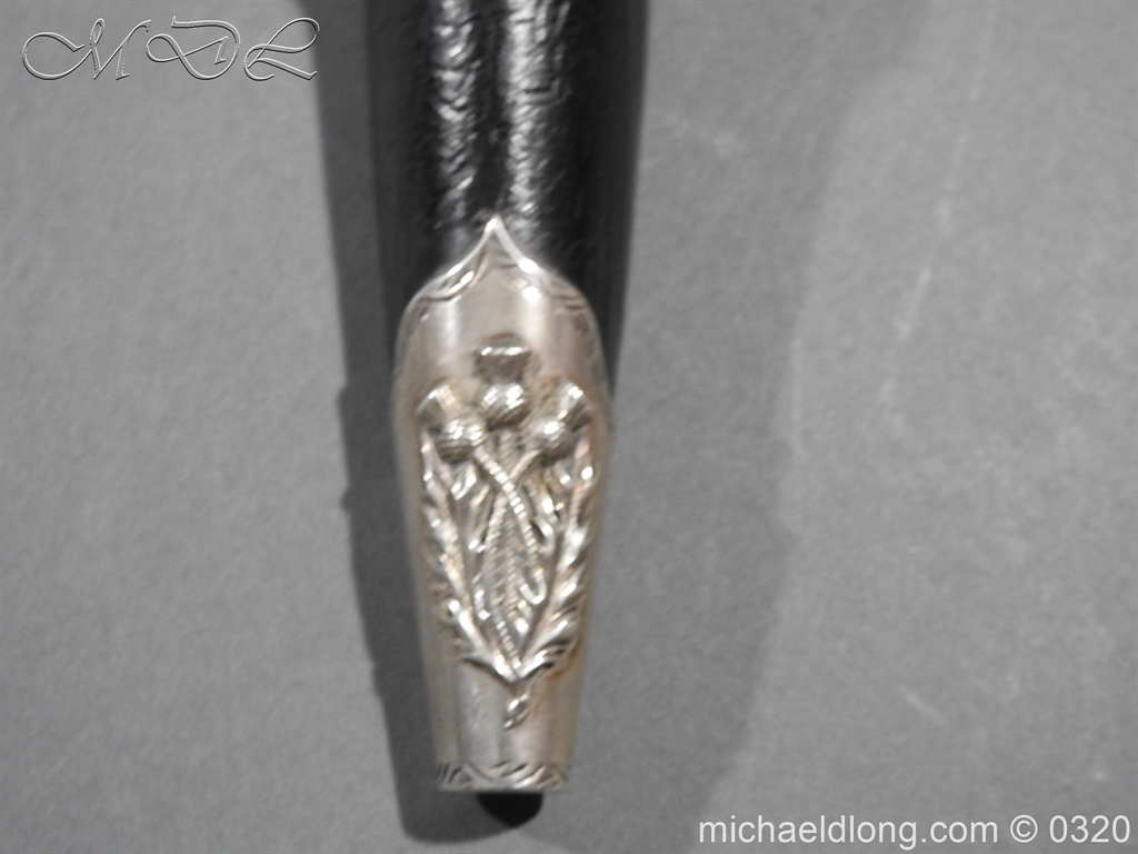 Gordon Highlanders Officer's Cased Dirk Set - Image 24