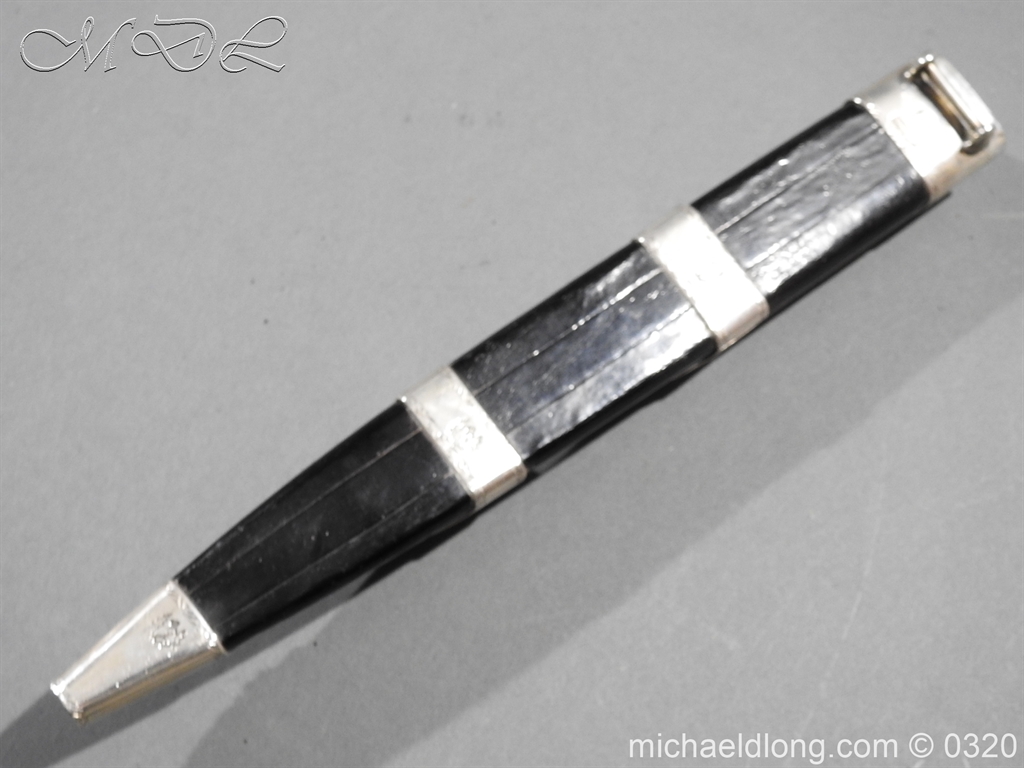 Gordon Highlanders Officer's Cased Dirk Set - Image 25