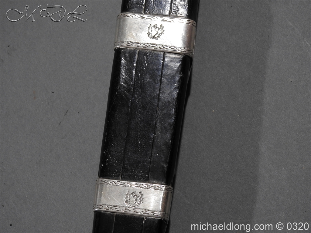 Gordon Highlanders Officer's Cased Dirk Set - Image 27