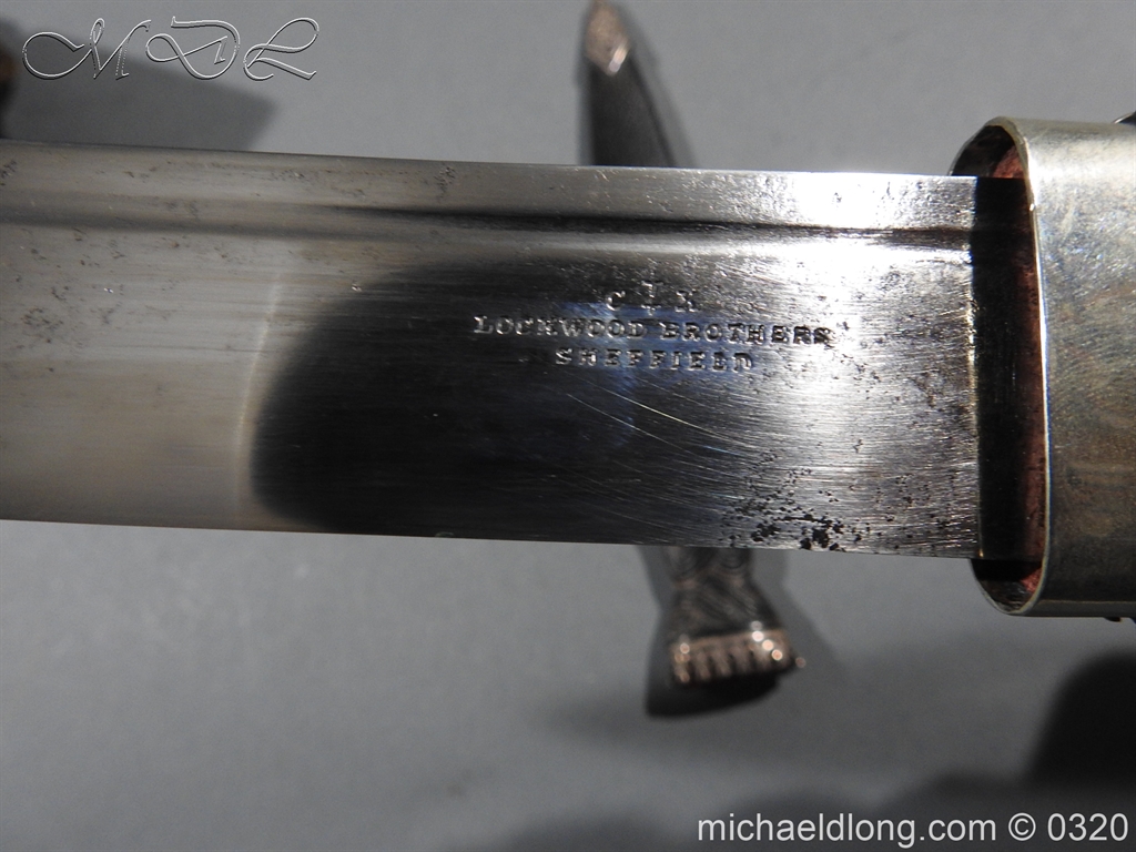 Scottish Silver Mounted Cased Dress Dirk - Image 13