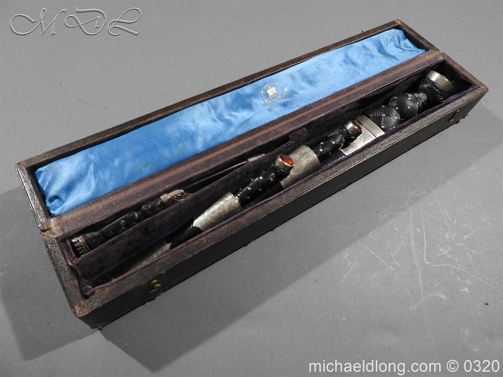 Scottish Silver Mounted Cased Dress Dirk - Image 21