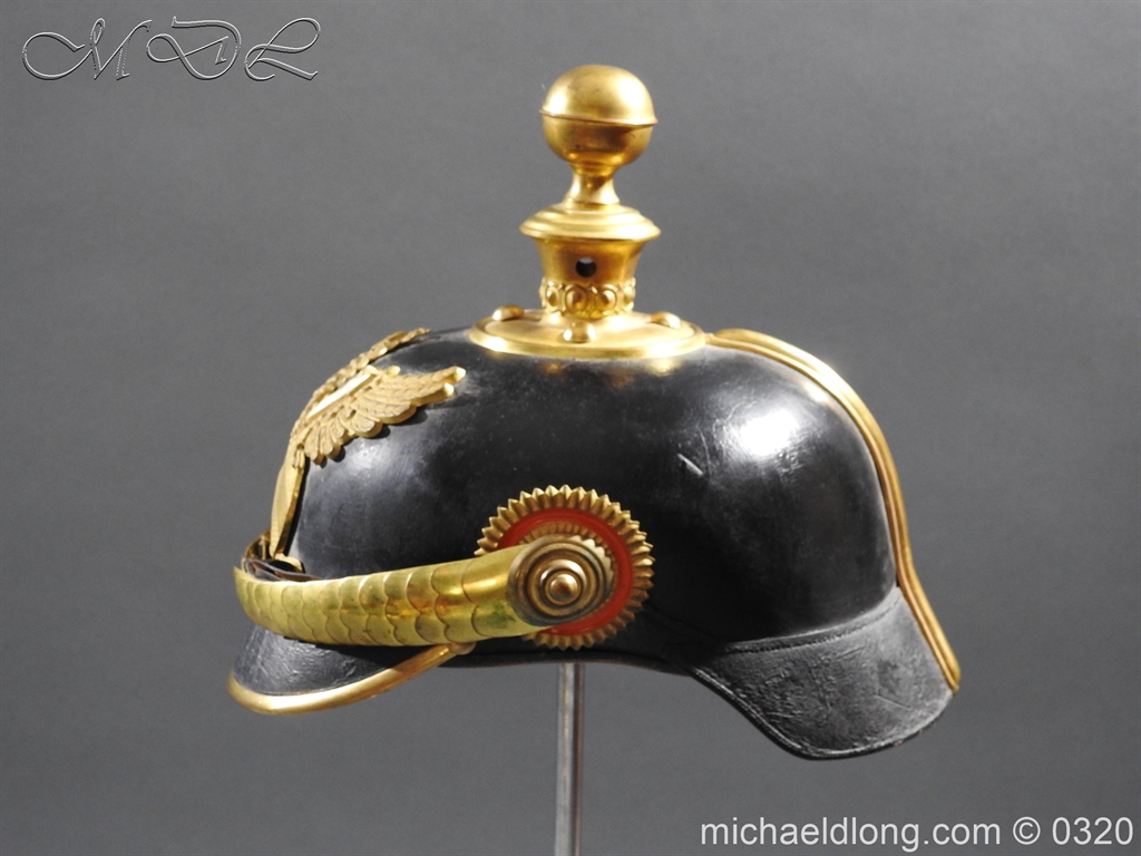 Imperial German Baden Artillery Officers Pickelhaube - Image 8