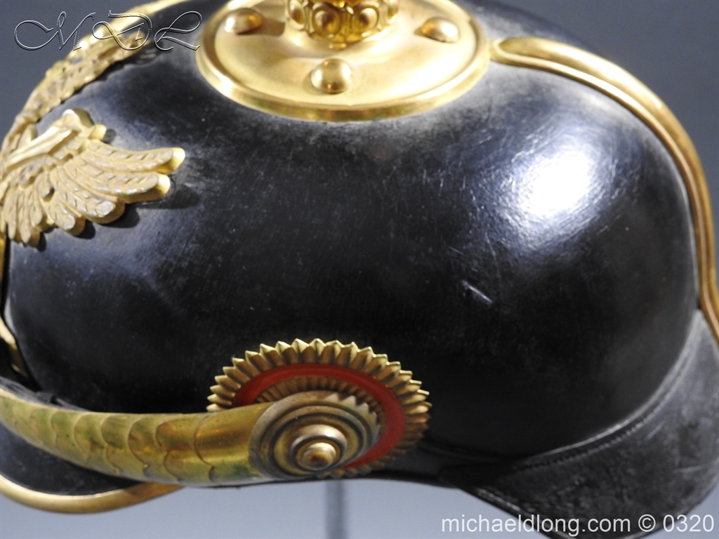 Imperial German Baden Artillery Officers Pickelhaube - Image 9