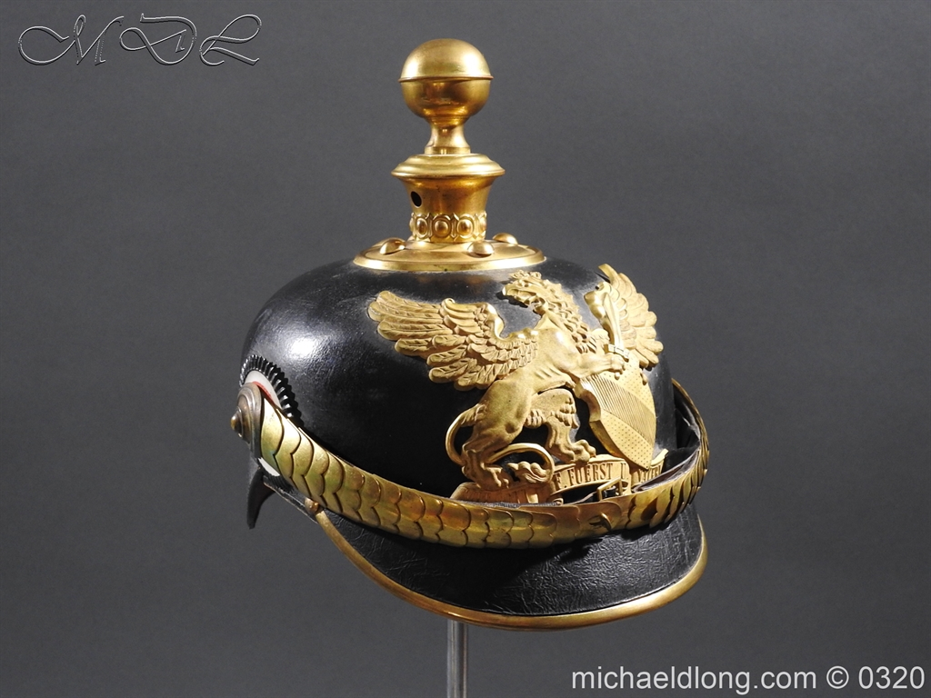 Imperial German Baden Artillery Officers Pickelhaube - Image 12