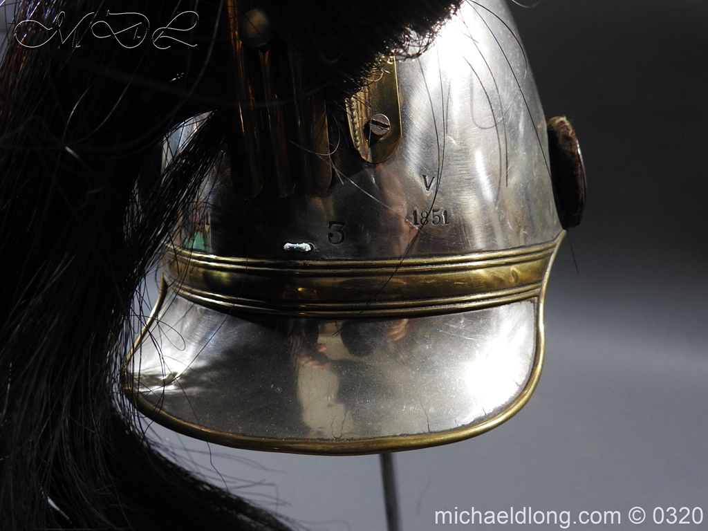 Belgium Cuirassiers 1845 Helmet - Image 9