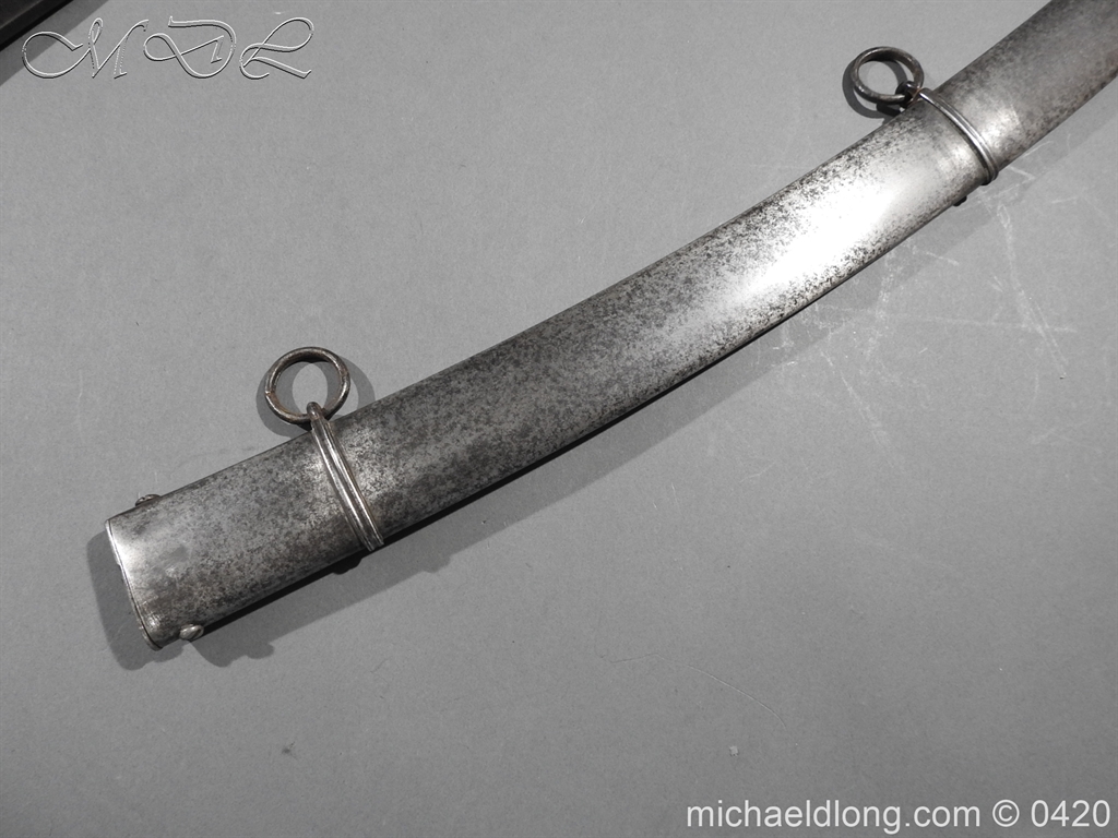 British 1796 Blue and Gilt Officer's Sword - Image 9