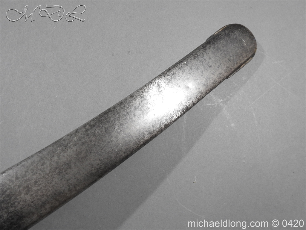 British 1796 Blue and Gilt Officer's Sword - Image 10