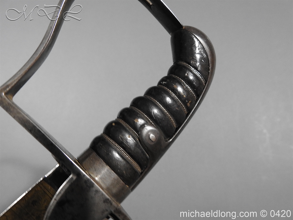 British 1796 Blue and Gilt Officer's Sword - Image 25