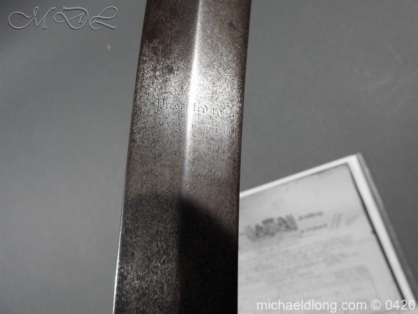 Royal Horse Artillery Presentation Sword 1805 - Image 5