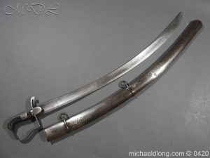 British 1796 Light Cavalry Sword by Reddell & Bate