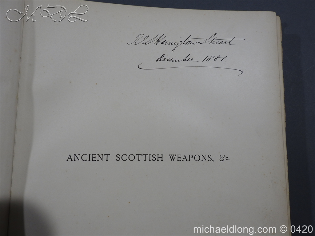 Ancient Scottish Weapons by Joseph Anderson and James Drummond - Image 3