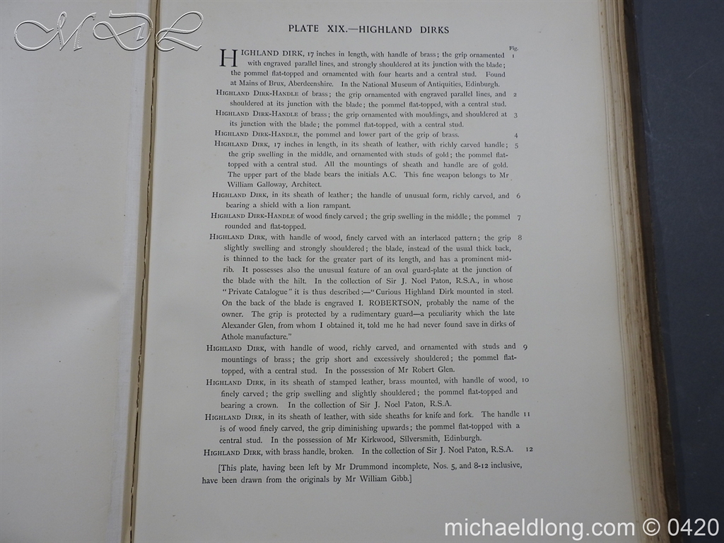 Ancient Scottish Weapons by Joseph Anderson and James Drummond - Image 7