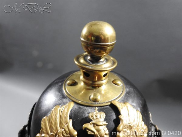 Prussian Model 1895/97 Field Artillery Pickelhaube - Image 3