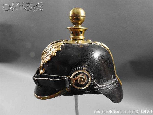Prussian Model 1895/97 Field Artillery Pickelhaube - Image 11