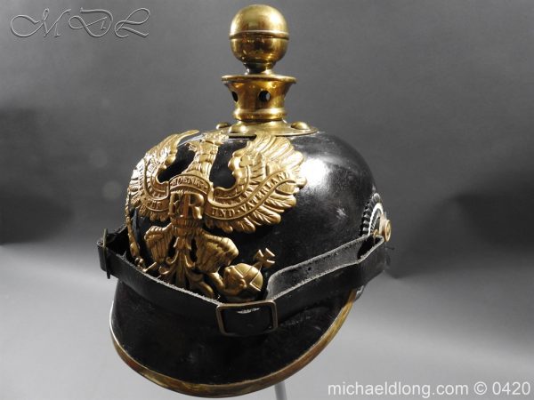 Prussian Model 1895/97 Field Artillery Pickelhaube - Image 13
