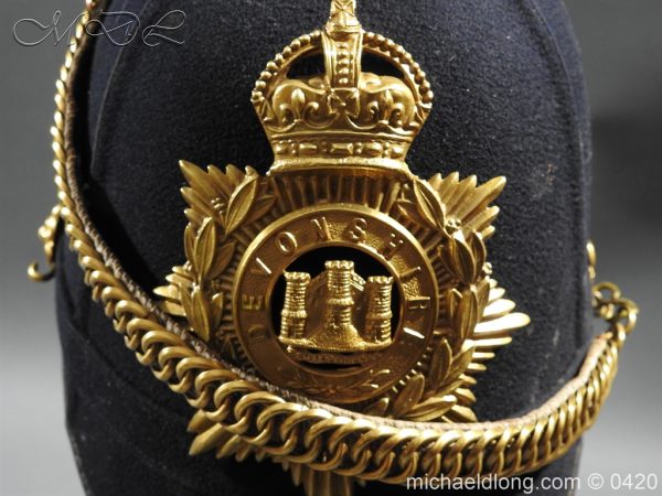 Devonshire Blue Cloth Helmet - Image 3