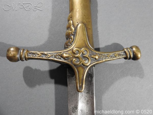 Duke of Wellingtons 33rd Regiment of Foot Band Sword circa 1800 - 33 - Image 15
