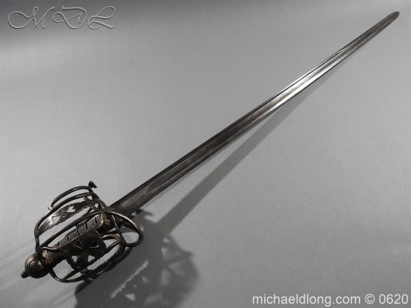 British Basket Hilted Dragoon Sword