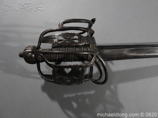 British Basket Hilted Dragoon Sword c 1780 - Image 2