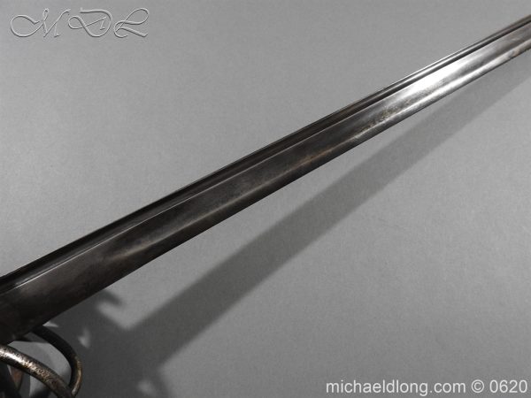 British Basket Hilted Dragoon Sword c 1780 - Image 3