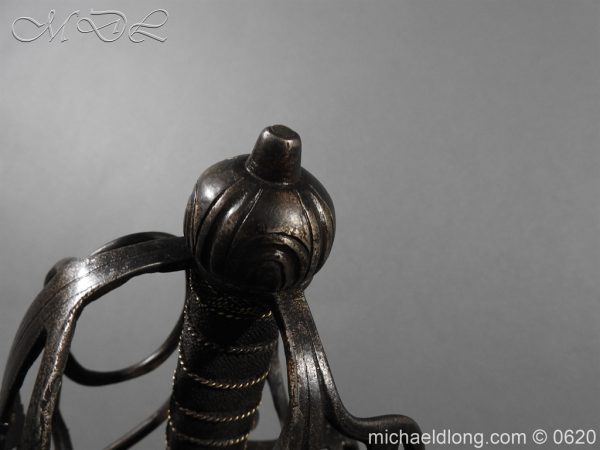 British Basket Hilted Dragoon Sword c 1780 - Image 20