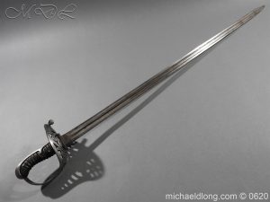 1796 Heavy Cavalry Officer's Presentation Undress Sword