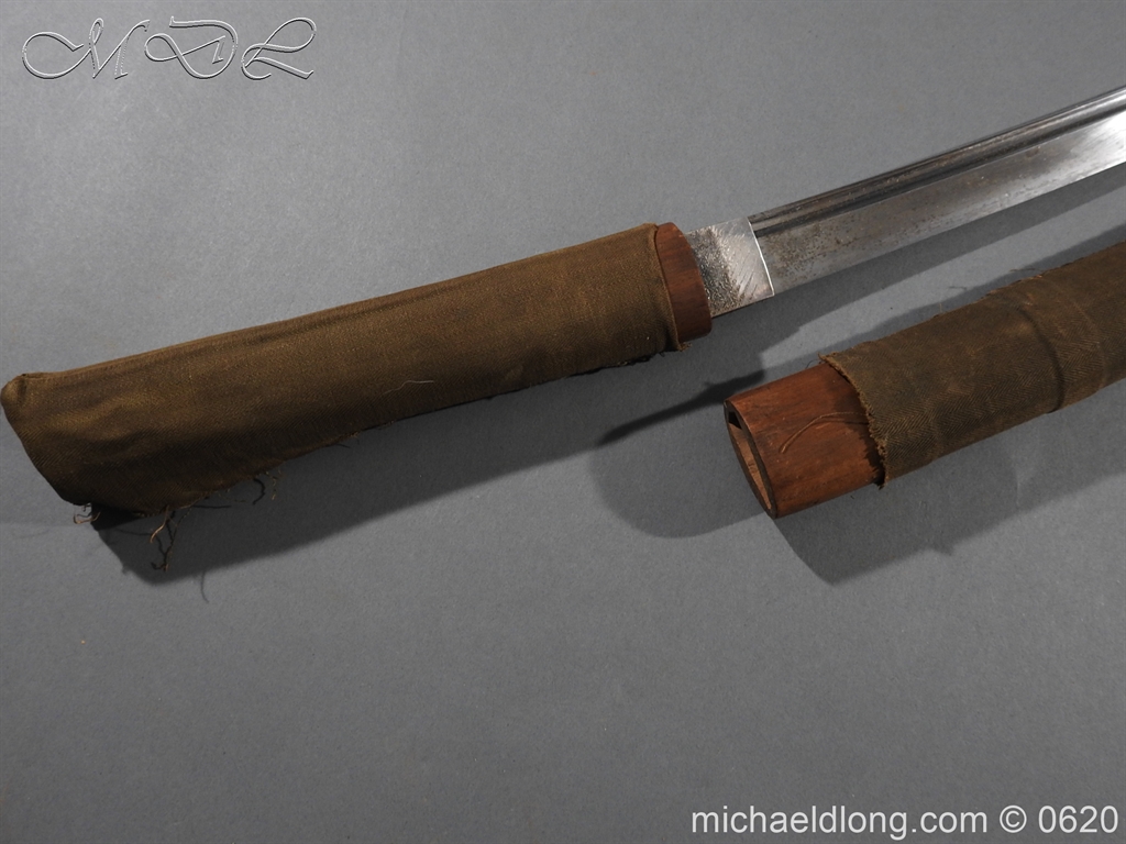 Japanese Officer's WW2 Sword Blade in Shirasaya - Image 2
