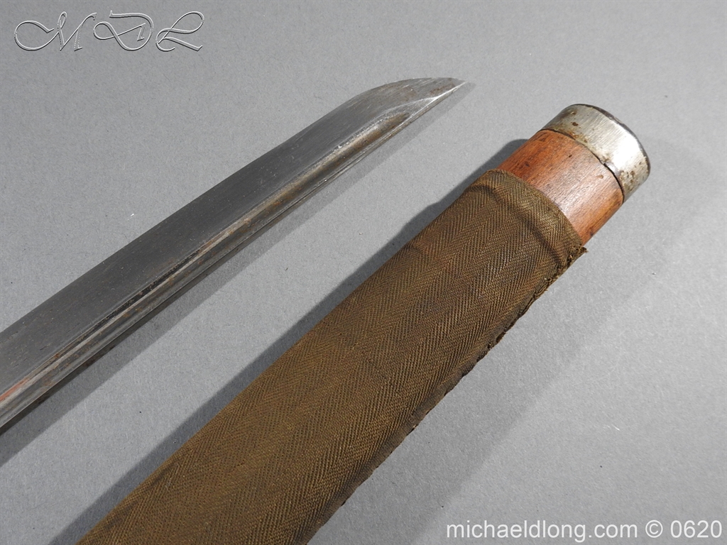 Japanese Officer's WW2 Sword Blade in Shirasaya - Image 19