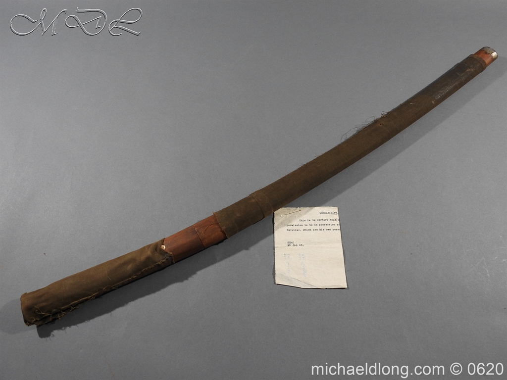 Japanese Officer's WW2 Sword Blade in Shirasaya - Image 3
