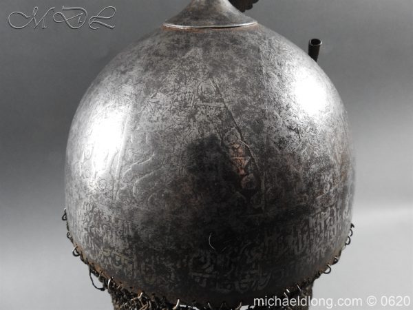 Indo Persian Kula Khud Helmet 19c - Image 9