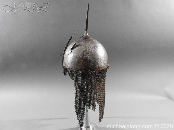 Indo Persian Kula Khud Helmet 19c - Image 12