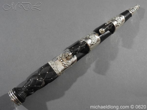 1st Highland Light Infantry Silver Mounted Dirk and Sgian Dubh - Image 17