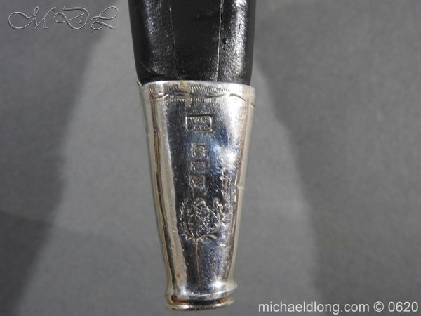 1st Highland Light Infantry Silver Mounted Dirk and Sgian Dubh - Image 11