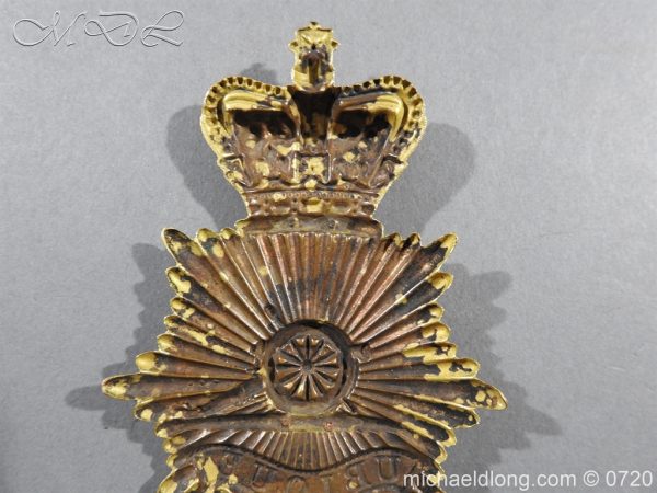 Royal Regiment of Artillery Victorian NCO’s Bell Top Shako Plate - Image 6
