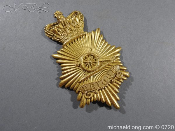 Royal Regiment of Artillery Victorian NCO’s Bell Top Shako Plate - Image 7