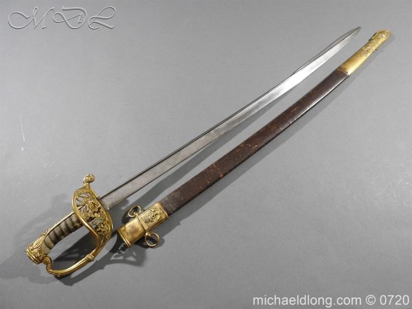 Royal Netherlands Officer's Naval Sword by Prosser