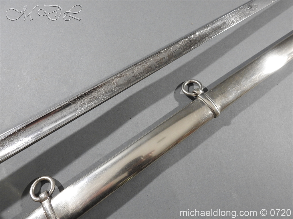 British Victorian 1897 Officers Sword - Image 3